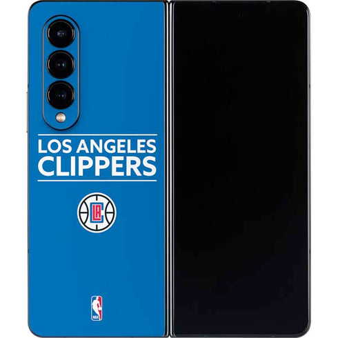 NBA Los Angeles Clippers Standard Blue Galaxy Z Fold4 5G Skin